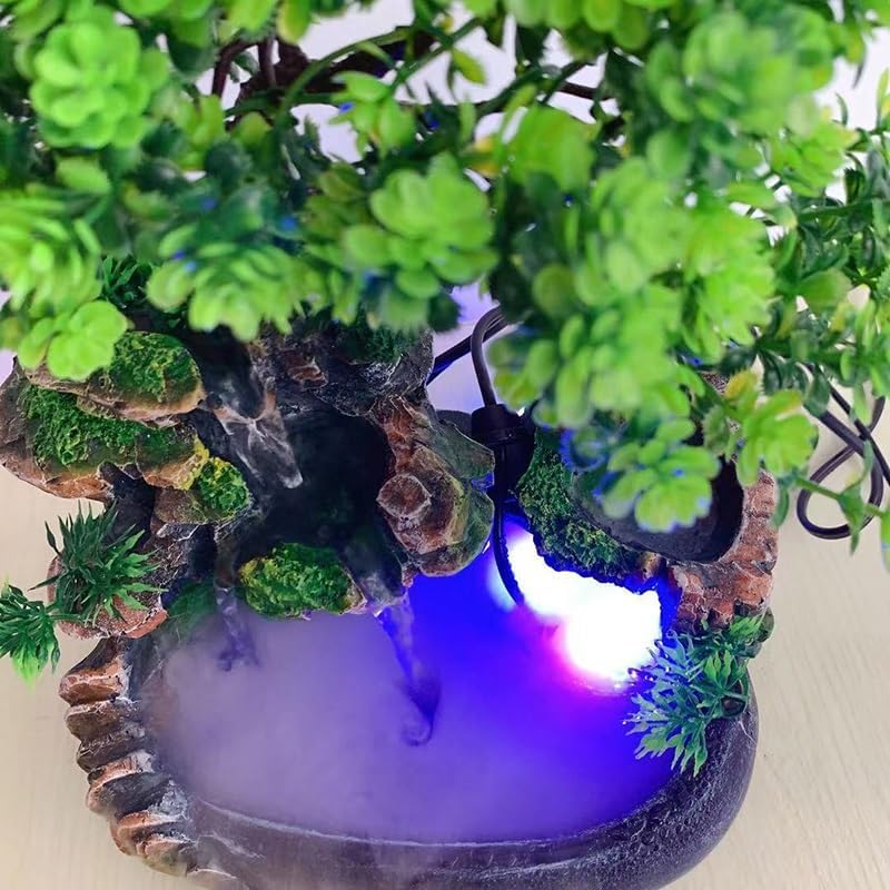 Resin Crafts Indoor Water Fountain Zen Decor Rockery Ornament