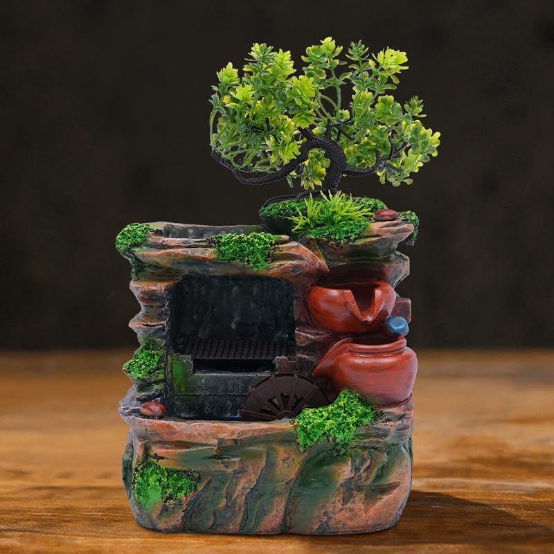 Indoor Relaxation Desktop Fountain Waterfall Zen Decor