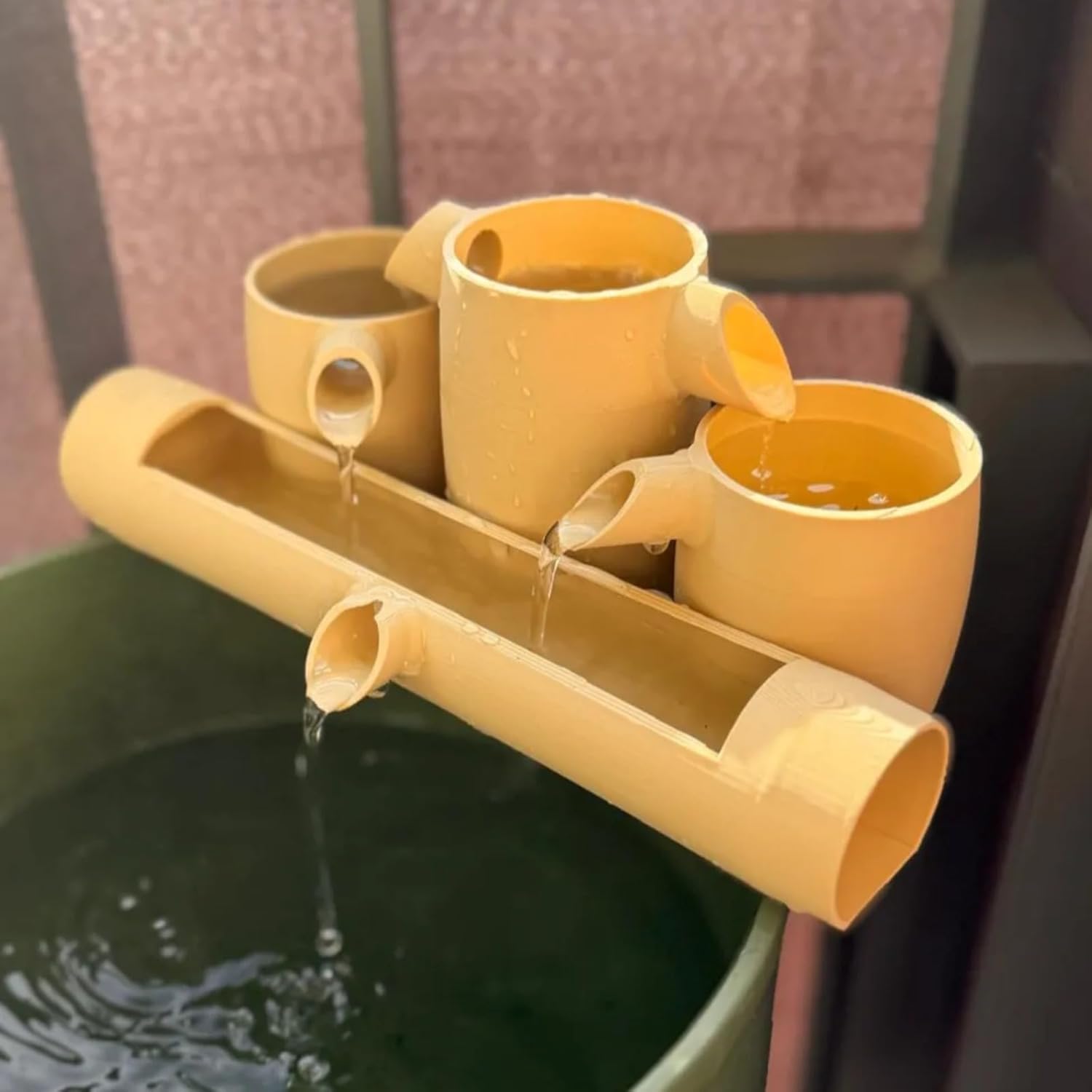 Mini Water Fountain for Desk Perfect for Office Balcony Poolside Garden Home Decor