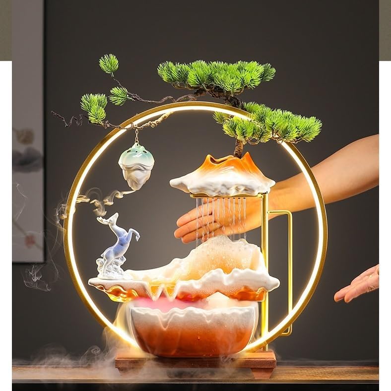 Chinese Style Indoor Water Fountain for Wealth and Serenity