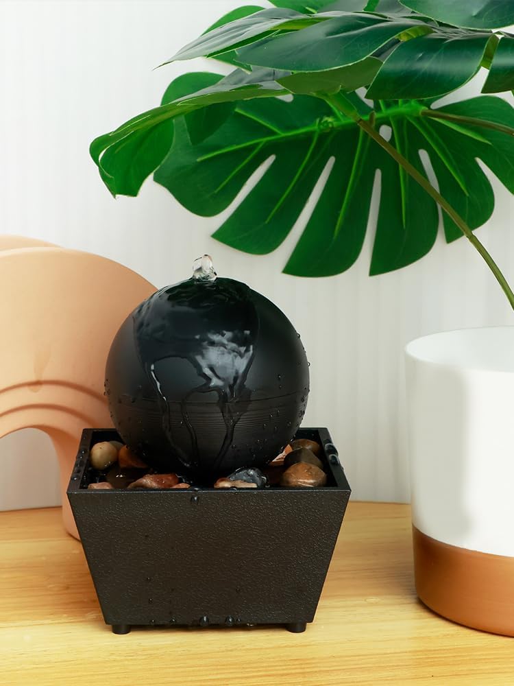 USB Powered Tabletop Fountain with LED Lights