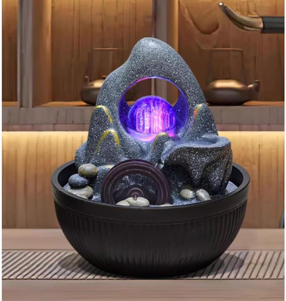 Elegant Desktop Water Fountain for Home Office Zen Meditation