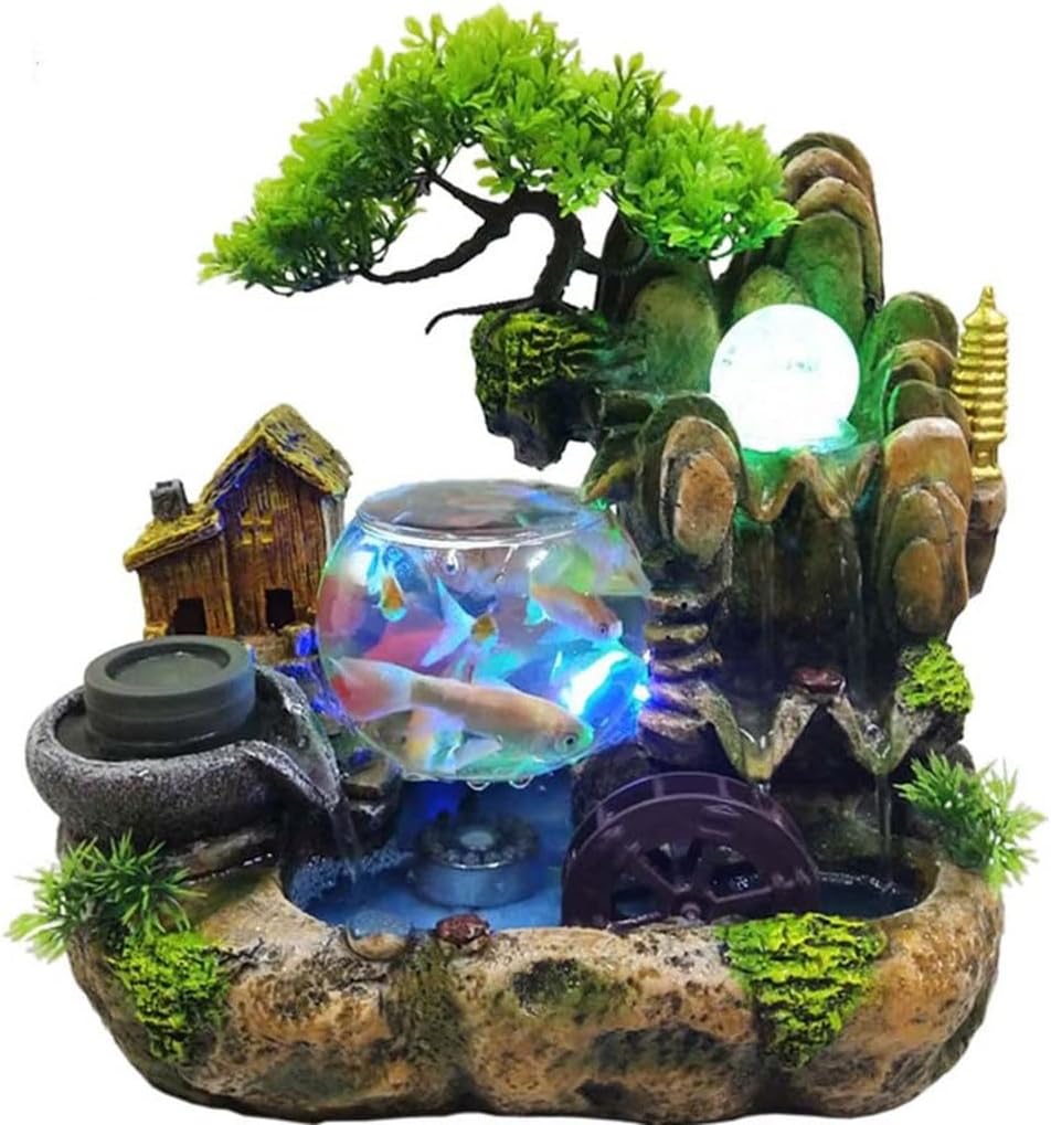 Eco-Friendly Tabletop Bonsai Fountain Decor