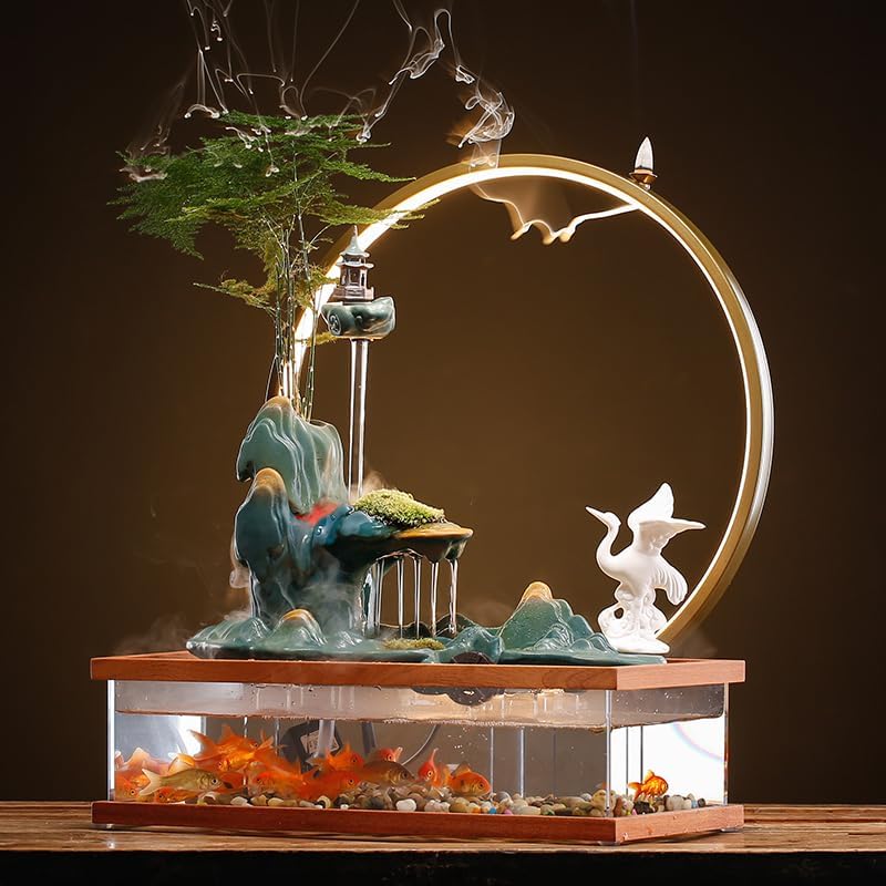 Modern Indoor Fountain Tabletop Water Ornament