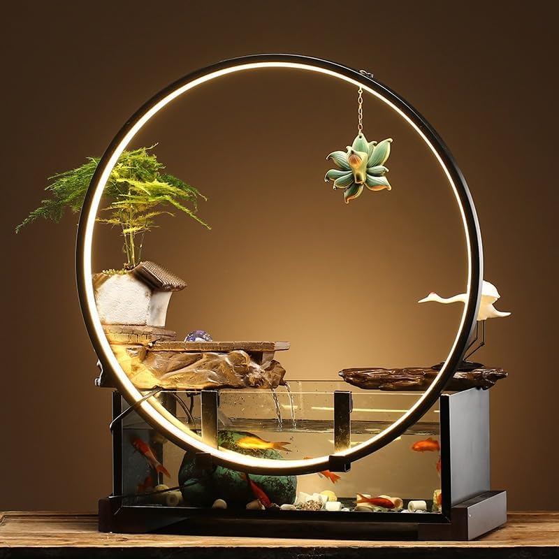 Calm Indoor Fountain for Home Office and Bedroom Decor