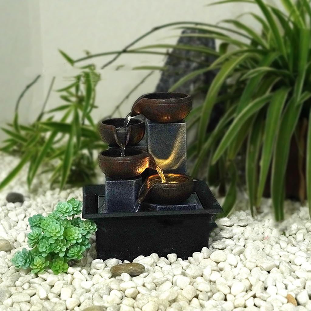 Tabletop Water Ornament Desk Fountain Feng Shui Decoration