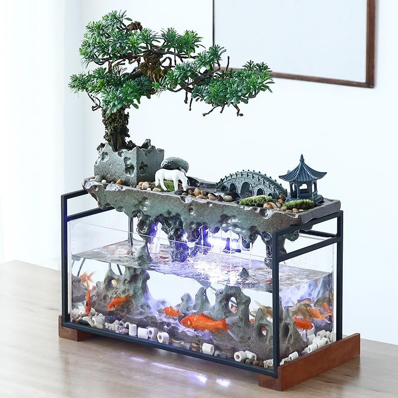 Indoor Fountain Tabletop Fountain Flowing Water Decor Accessory