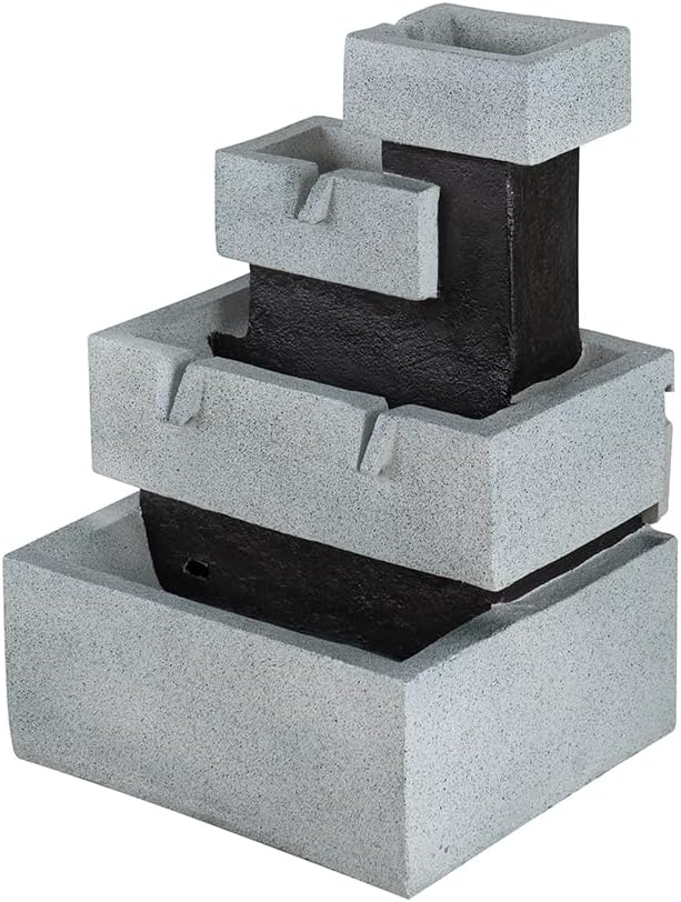 Elegant 4-Tier Water Fountain for Tranquility