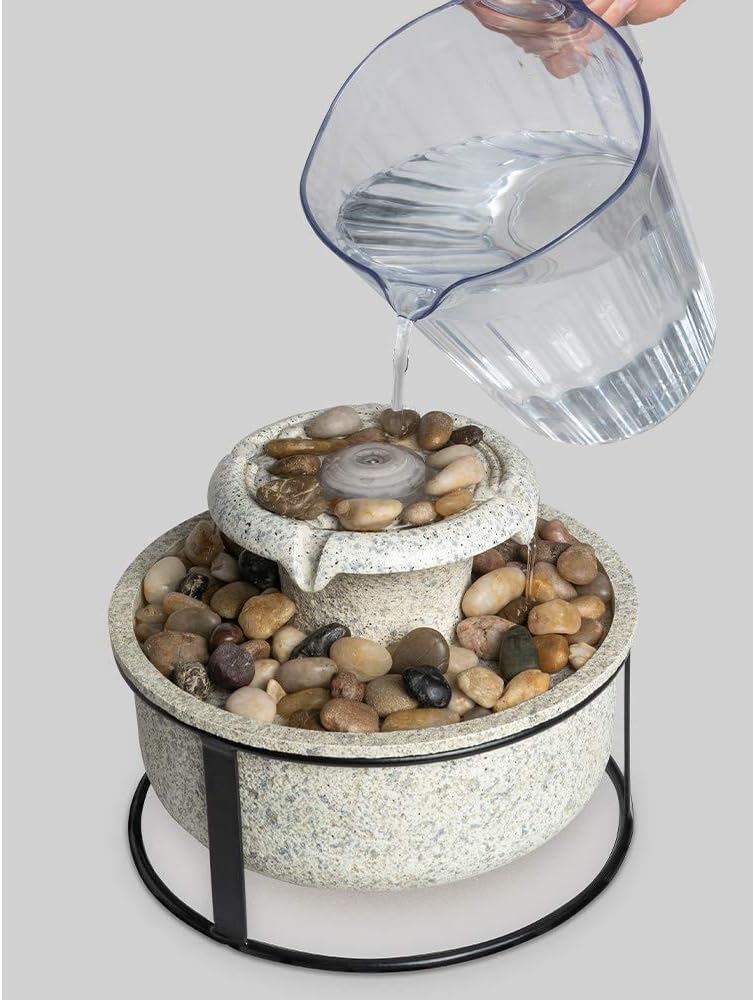 Homedics Euphoria Relaxation Tabletop Fountain Natural 1