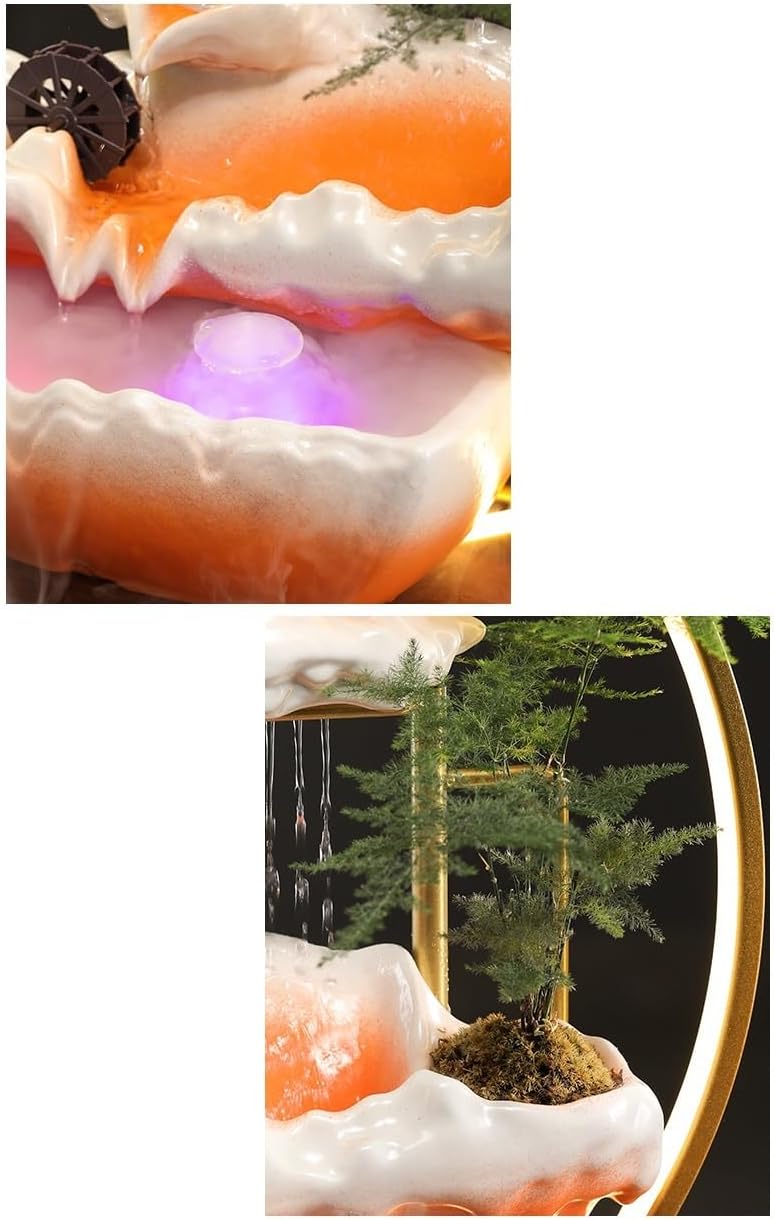 Water Fountains Indoor Chinese Style Self-Circulating Decor