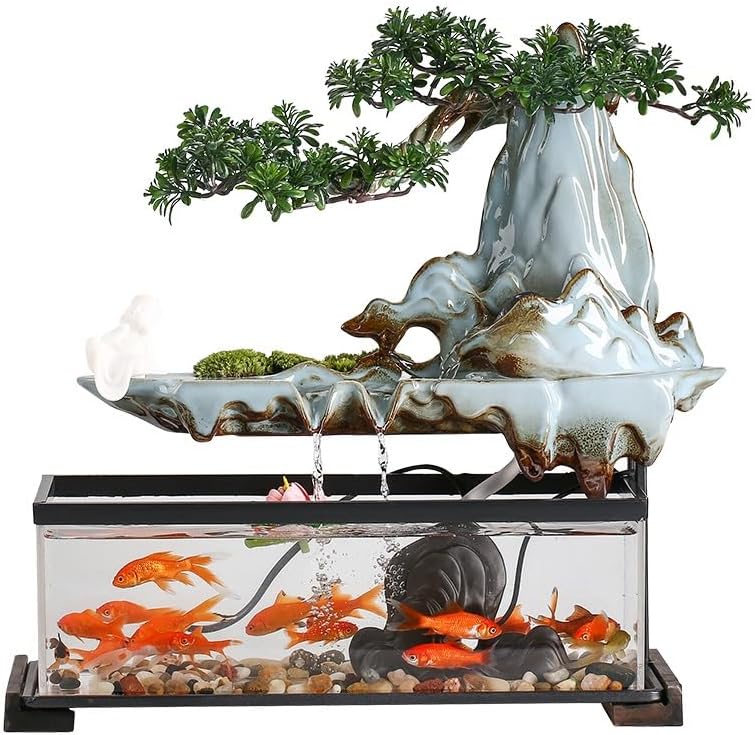 Chinese Style Tabletop Fountain with Humidifier