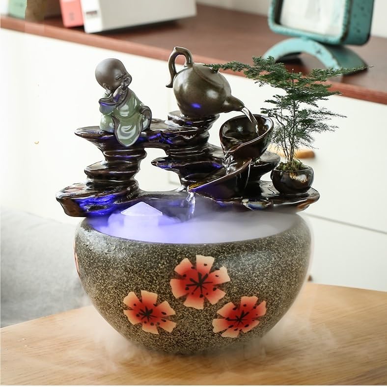 Elegant Indoor Tabletop Fountain Decor