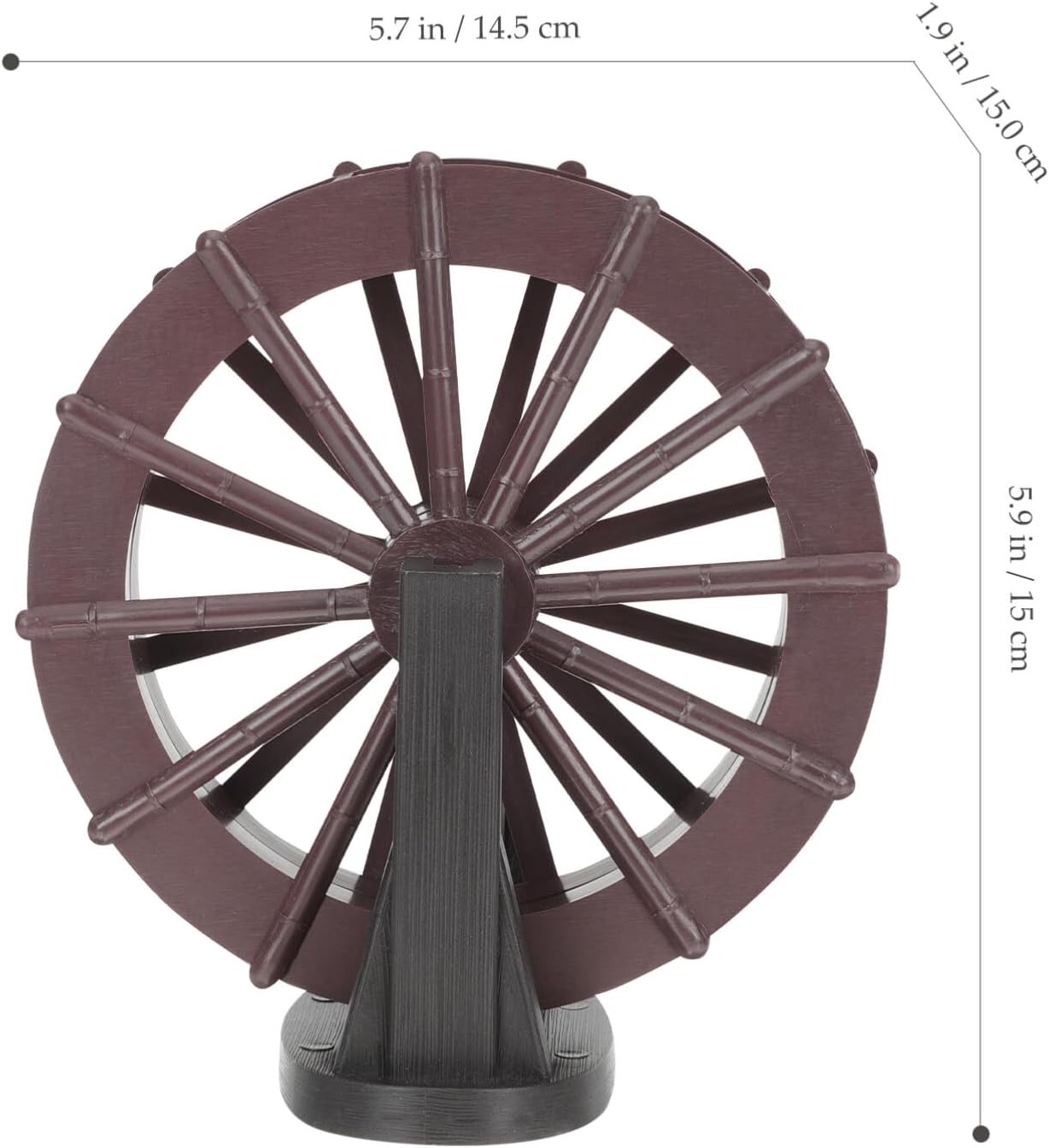 Stylish Tabletop Water Fountain Wheel with Bracket