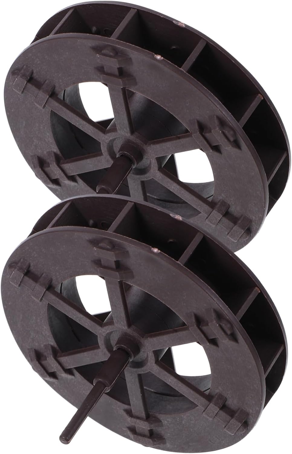PRETYZOOM 2pcs Mini Water Wheel Fountain Decor for Home Aquarium Tabletop Garden