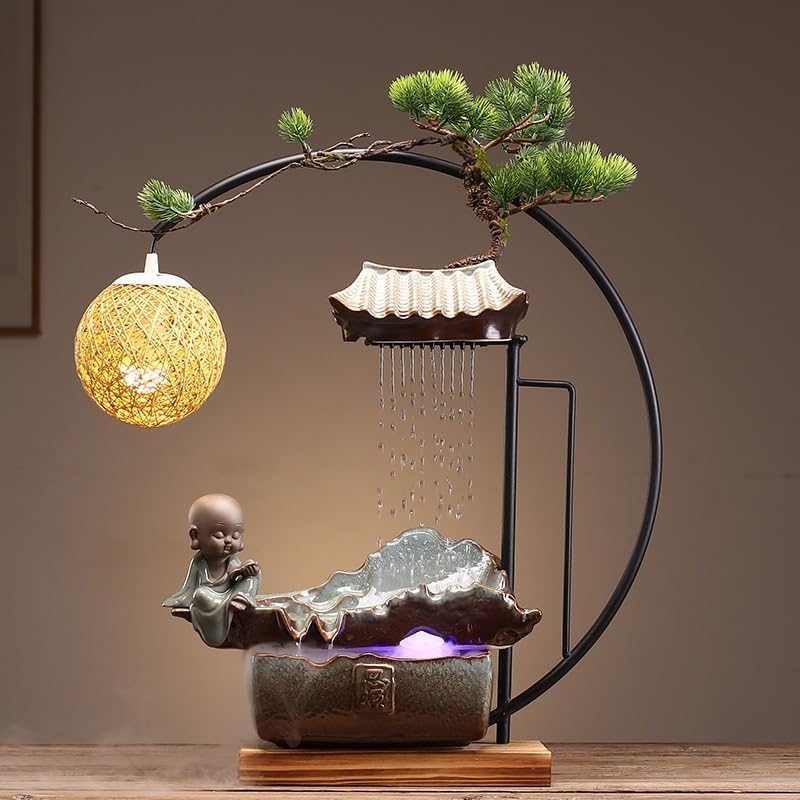 Stylish Indoor Water Fountain with Zen Design and Chinese Style