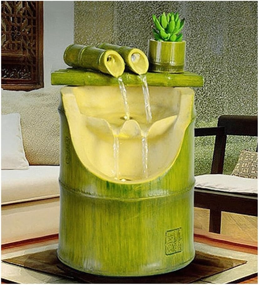 Large Bamboo Fountain for Home Office Decor