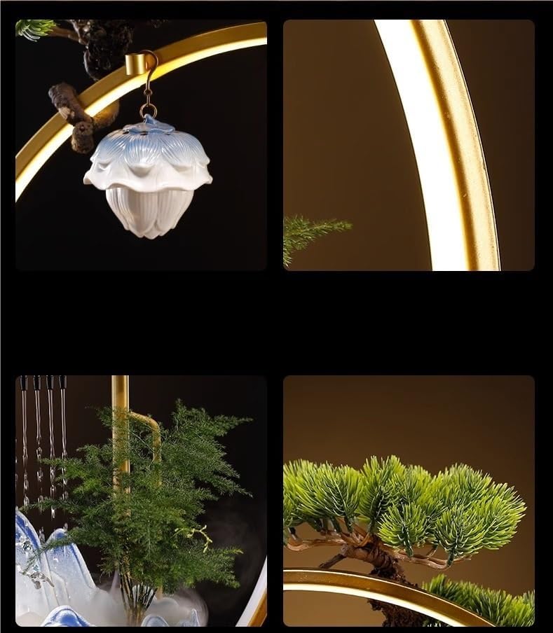 AQWASYUTER Decorative Water Fountain with Deer Design