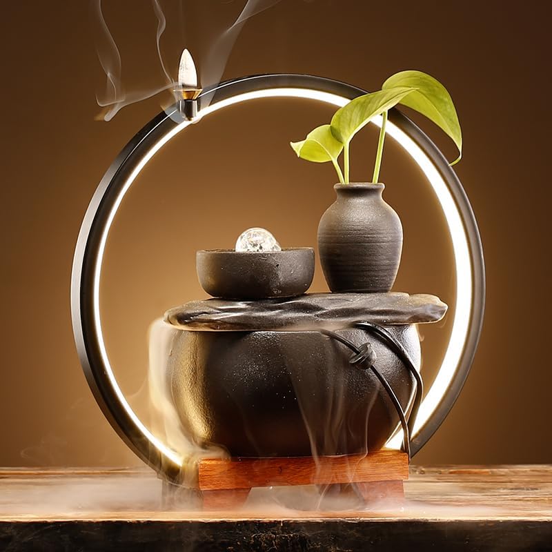 Elegant Indoor Fountain for Home Office Living Room Decor