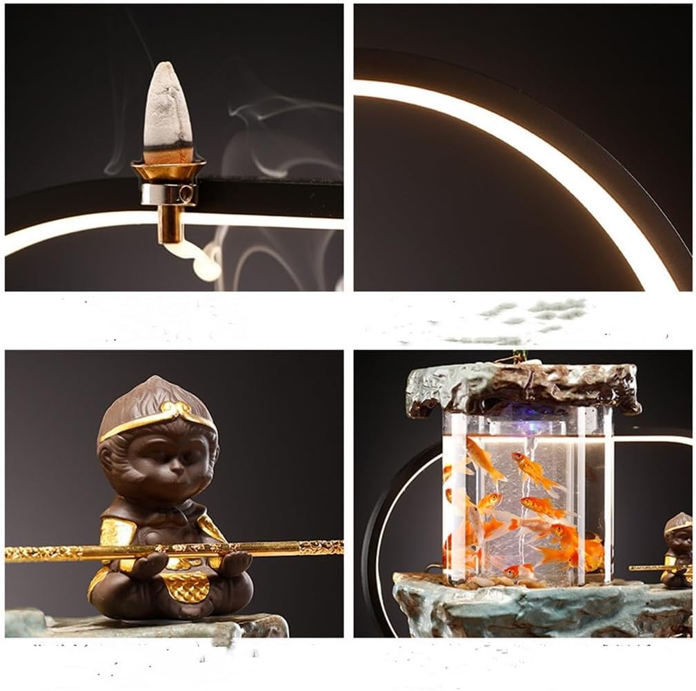 Soil Circulation Water Fountain for Living Room Office