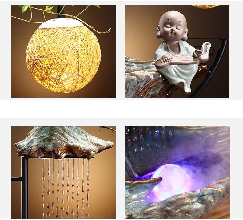 Indoor Fountain Tabletop Fountain for Home Office and Living Room Decor