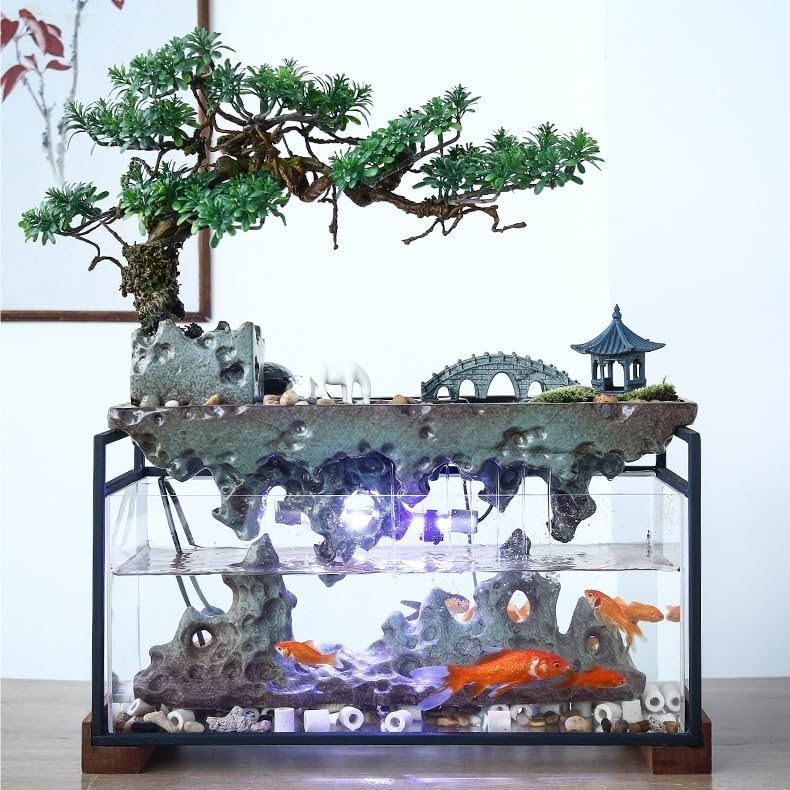 Indoor Fountain Tabletop Fountain Flowing Water Decor Accessory