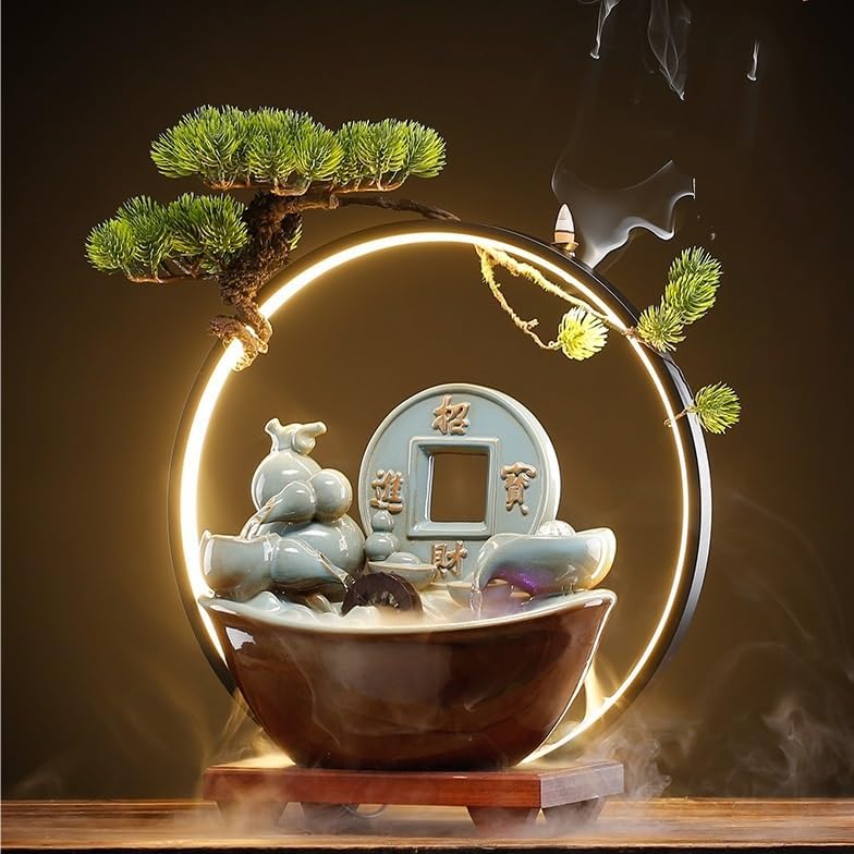 Tabletop Fountain Indoor Fountain Flowing Water Decor