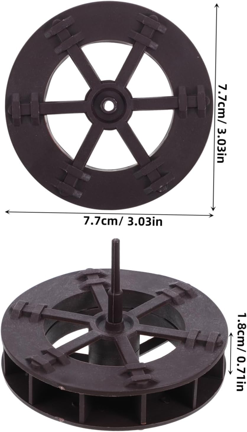 2pcs Mini Water Wheel Fountain Decor DIY for Fish Tank and Desktop