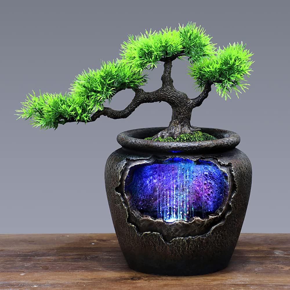 Gdrasuya10 Rockery Water Fountain with LED Lighting