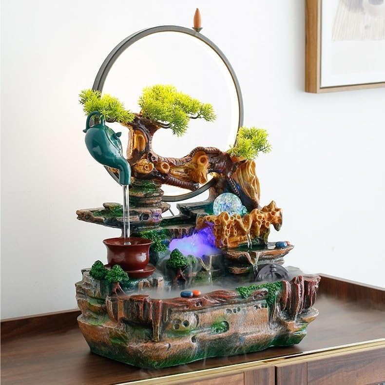 Indoor Fountain Tabletop Fountain Decorative Water Feature
