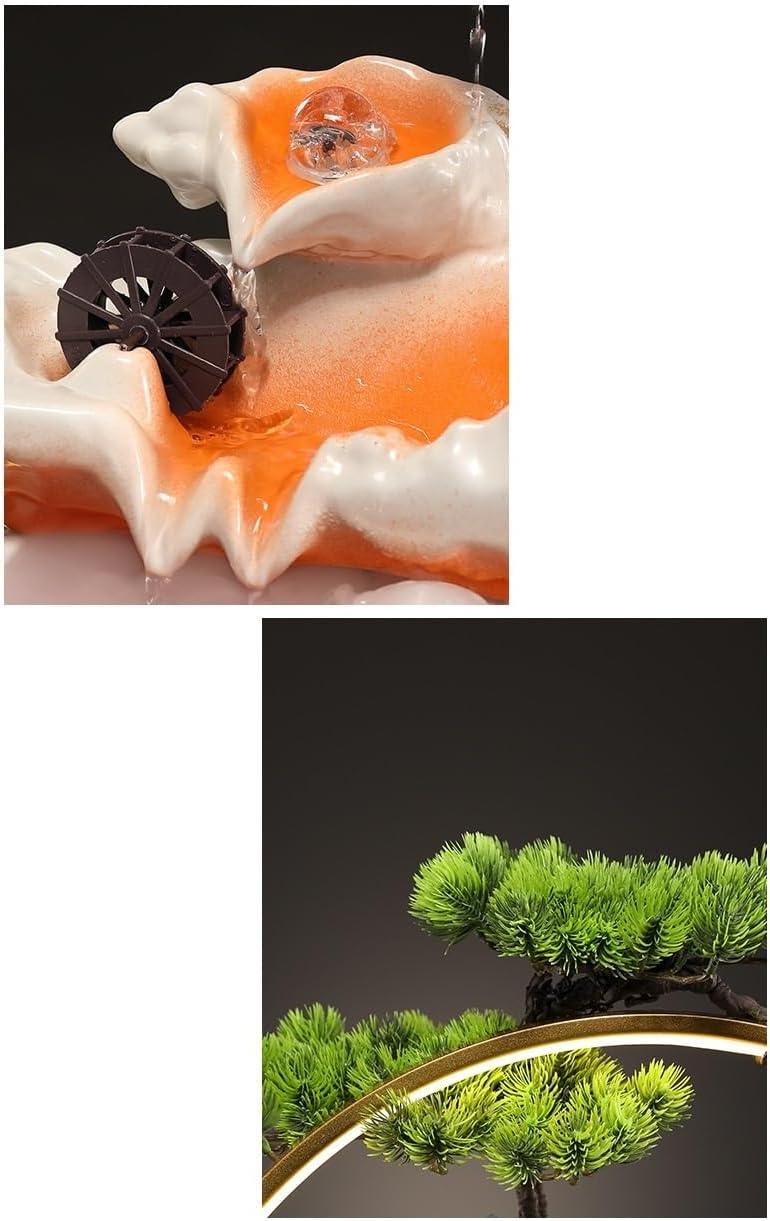Water Fountains Indoor Chinese Style Self-Circulating Decor