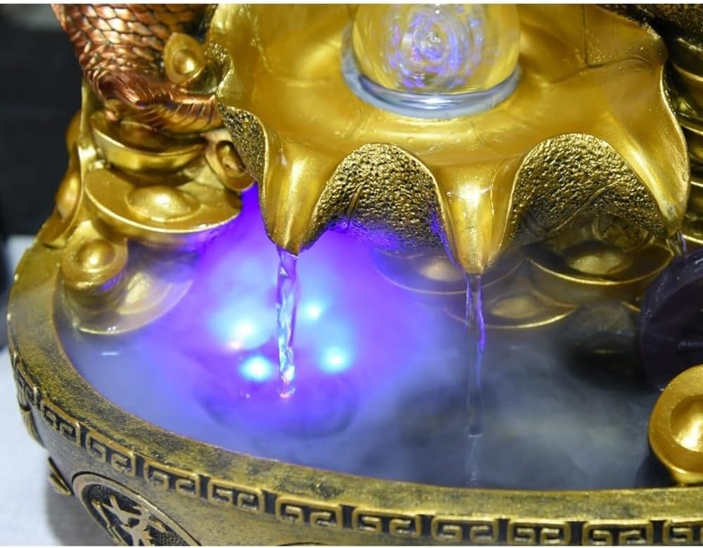 Elegant Indoor Tabletop Fountain with Calming Water Flow