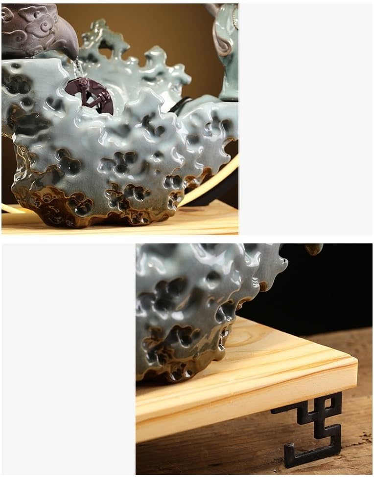 Indoor Fountain Tabletop Decor with Calm Water Sounds