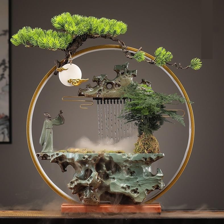 Indoor Lucky Water Fountain with Circulating Water Feature
