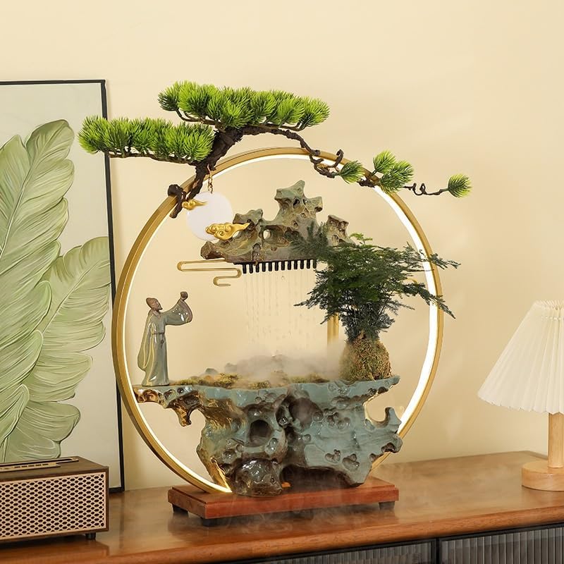 Indoor Lucky Water Fountain with Circulating Water Feature