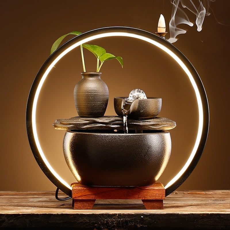 Elegant Indoor Fountain for Home Office Living Room Decor