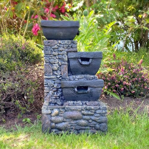 Labyrinth Wall Fountain with Light and Pump