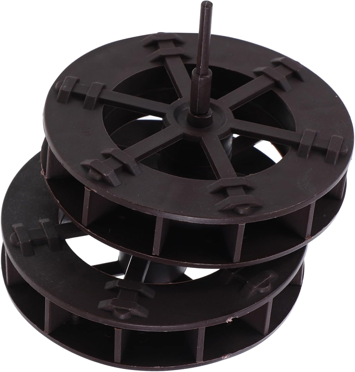 Healifty 2pcs Water Wheel Fountain for Fish Tank and Indoor Garden