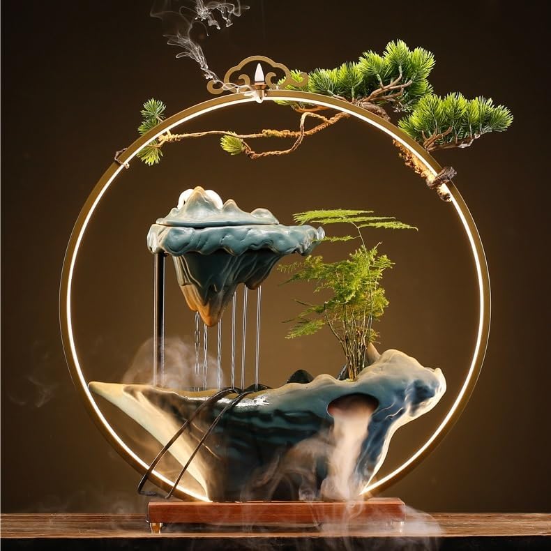 Zen Water Fountain Indoor Tabletop Decor