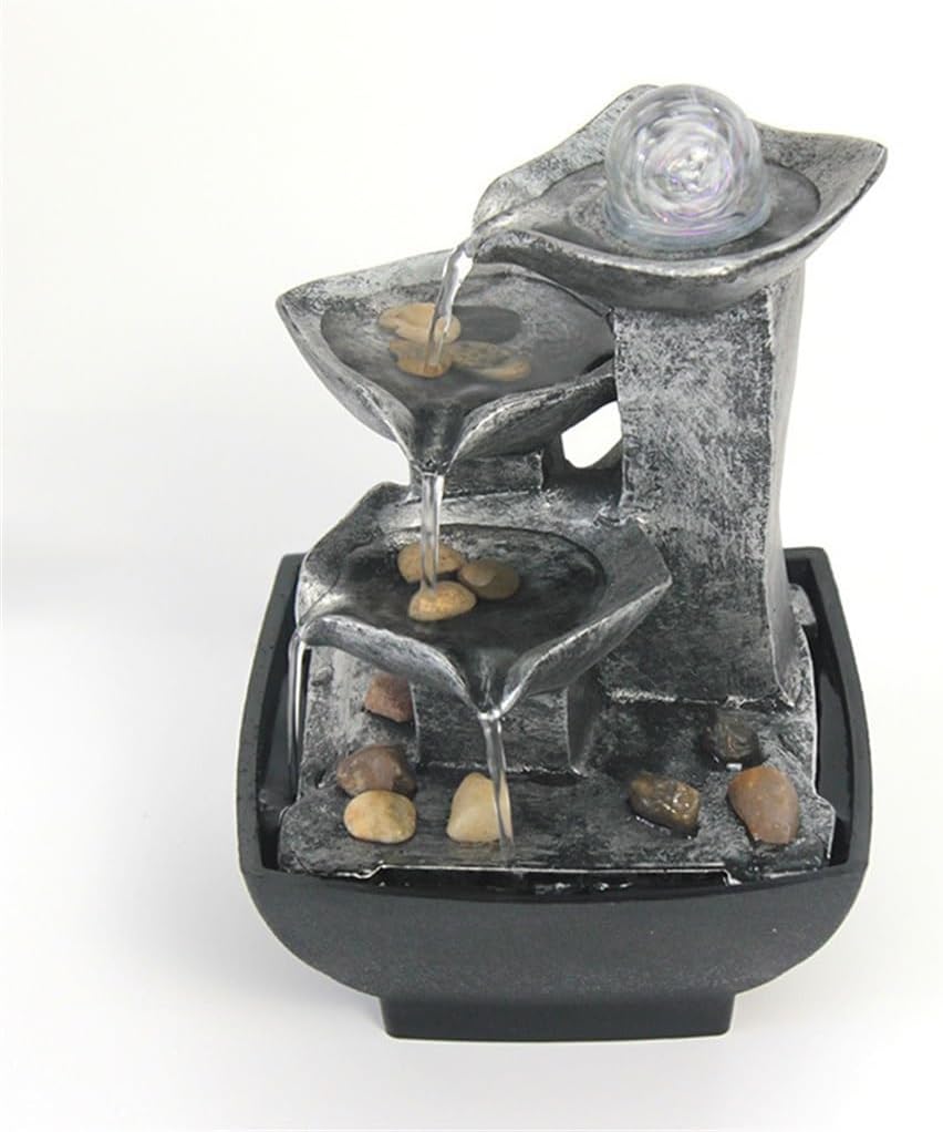 Water Fountain Desk Decor Iron Art Indoor Fountain