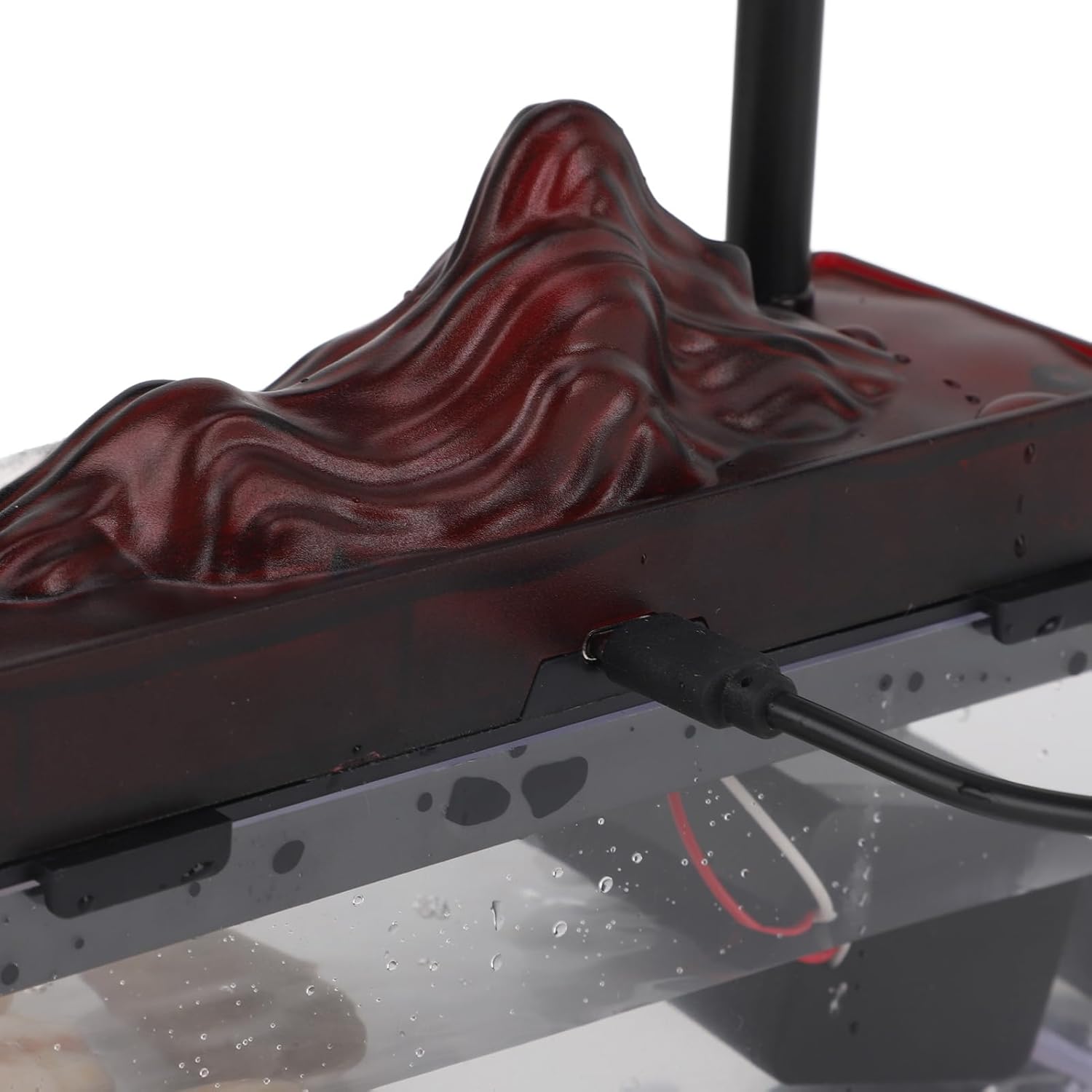 Tabletop Water Fountain with LED Light USB Powered