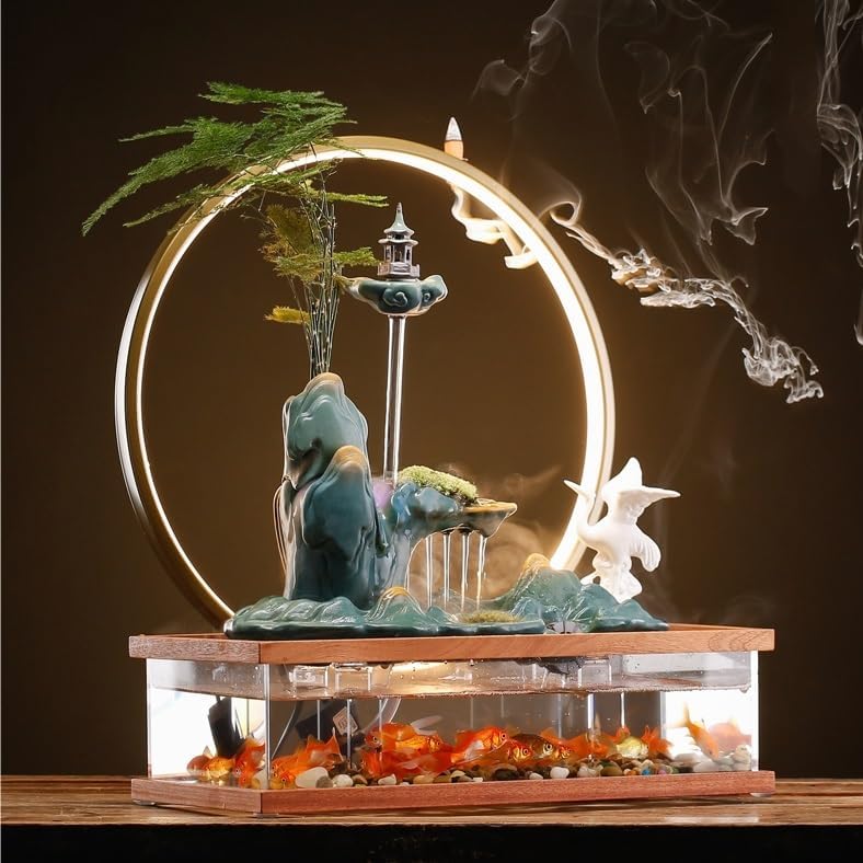 Modern Indoor Fountain Tabletop Water Ornament