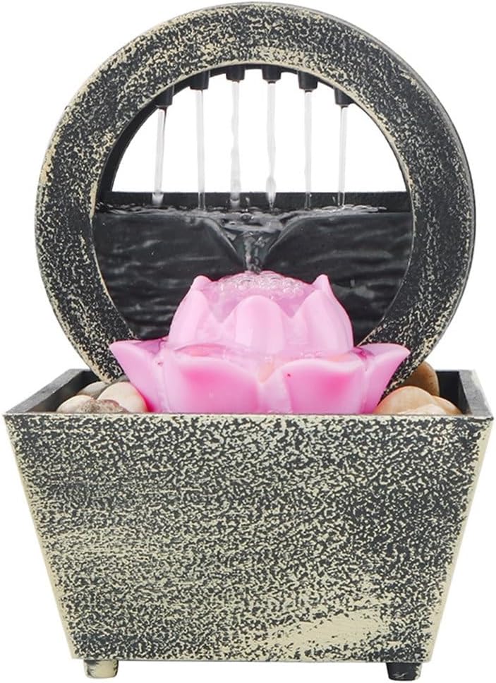 Club Home Dining Desk Fountain Water Ornament Decor