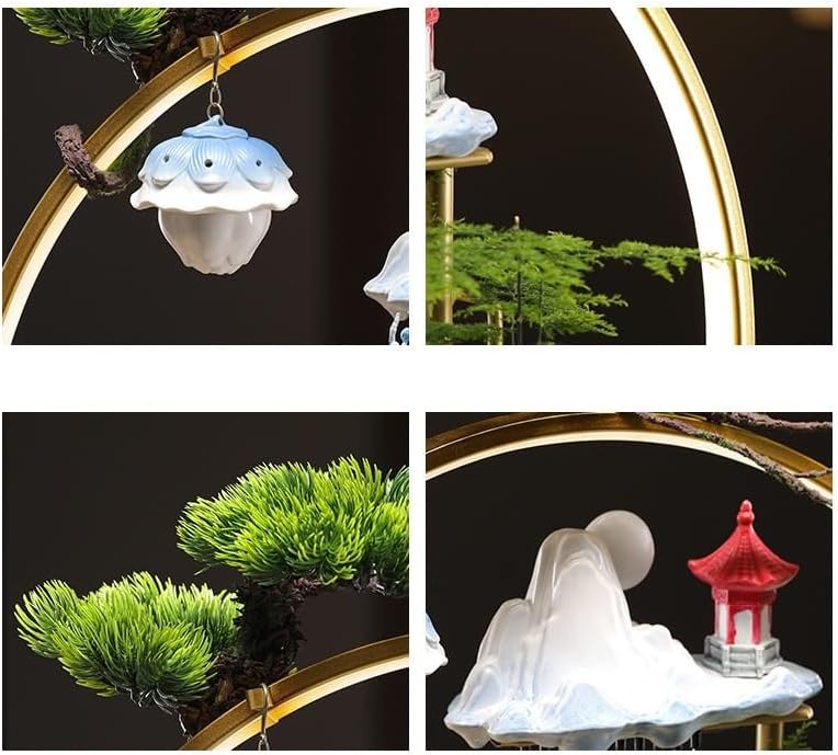 Zen Waterfall Tabletop Fountain with Circulating Water