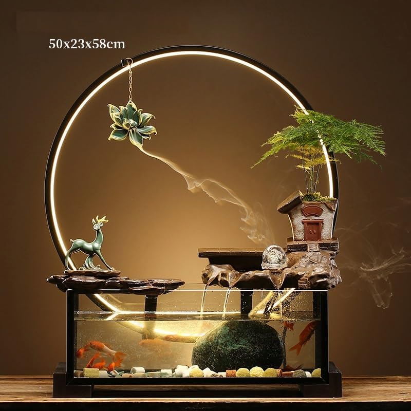 Calm Indoor Fountain for Home Office and Bedroom Decor