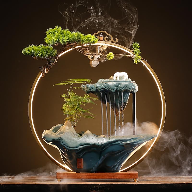 Zen Water Fountain Indoor Tabletop Decor