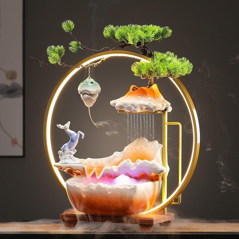 Chinese Style Indoor Water Fountain for Wealth and Serenity