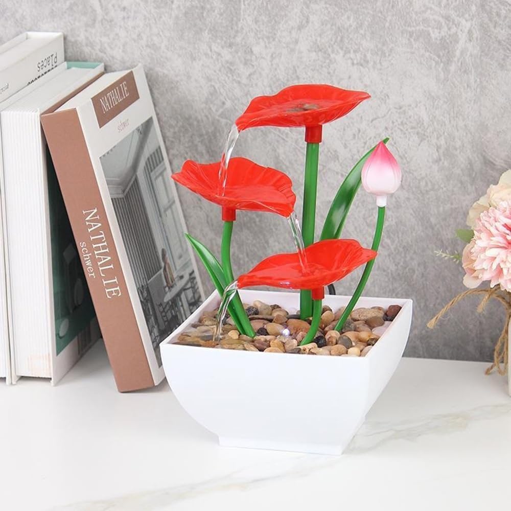 Modern Style Desktop Water Fountain for Meditation and Decor