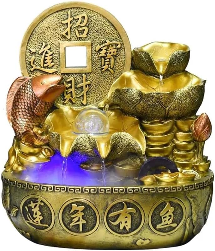 Indoor Tabletop Fountain with Calming Water Flow