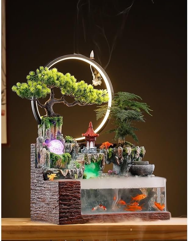 Elegant Indoor Fountain for Home Office and Living Room Decor