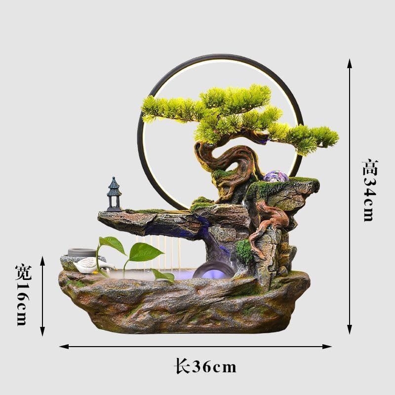 Elegant Rockery Fountain for Home Office Decor